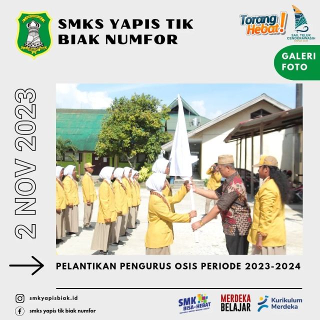 Pelantikan Pengurus OSIS Periode 2023-2024