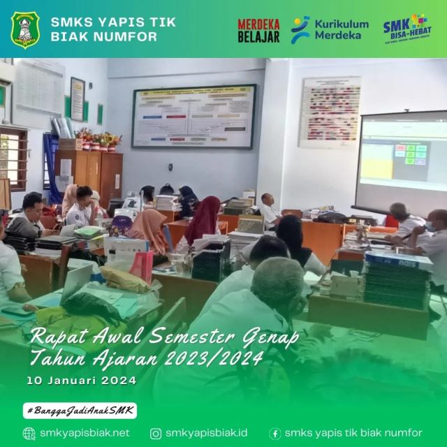 Rapat Awal Semester Genap Tahun Ajaran 2023/2024