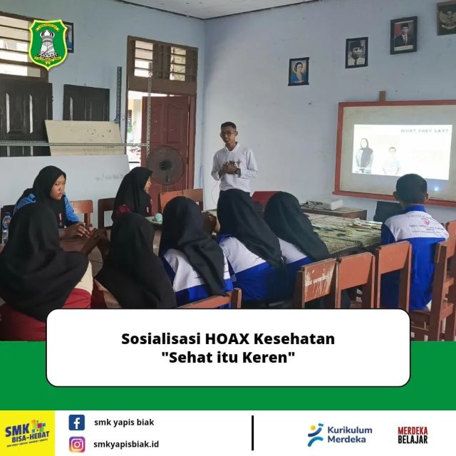 Sosialisasi HOAX Kesehatan Sehat itu Keren