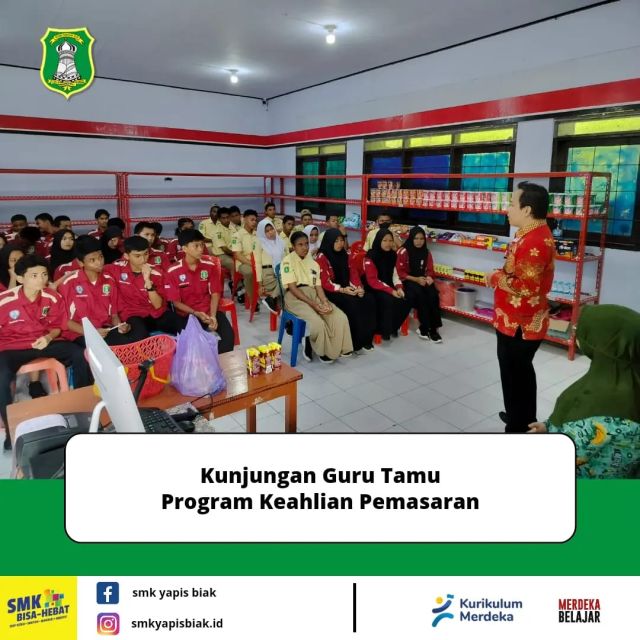 Kunjungan Guru Tamu Program Keahlian Pemasaran