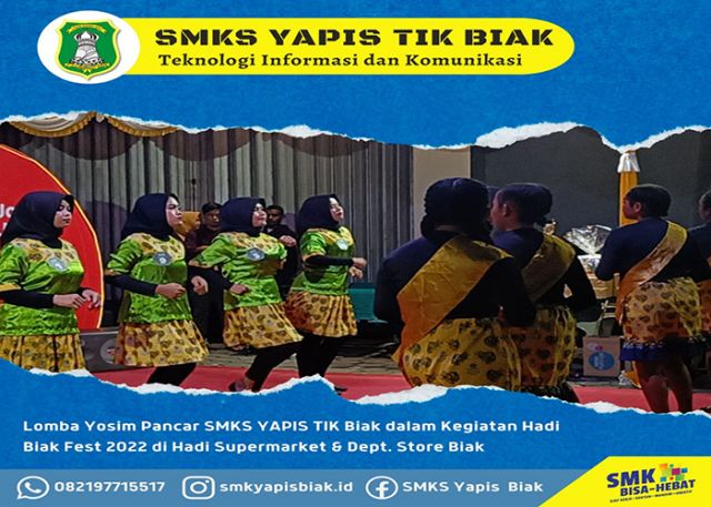 Lomba YOSPAN-Yosim Pancar Dalam Rangka BIAK FEST 2022 di HADI SUPERMARKET